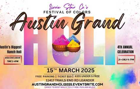 GRAND HOLI - FESTIVAL OF COLORS | 4TH ANNUAL | BIGGEST RANCH HOLI